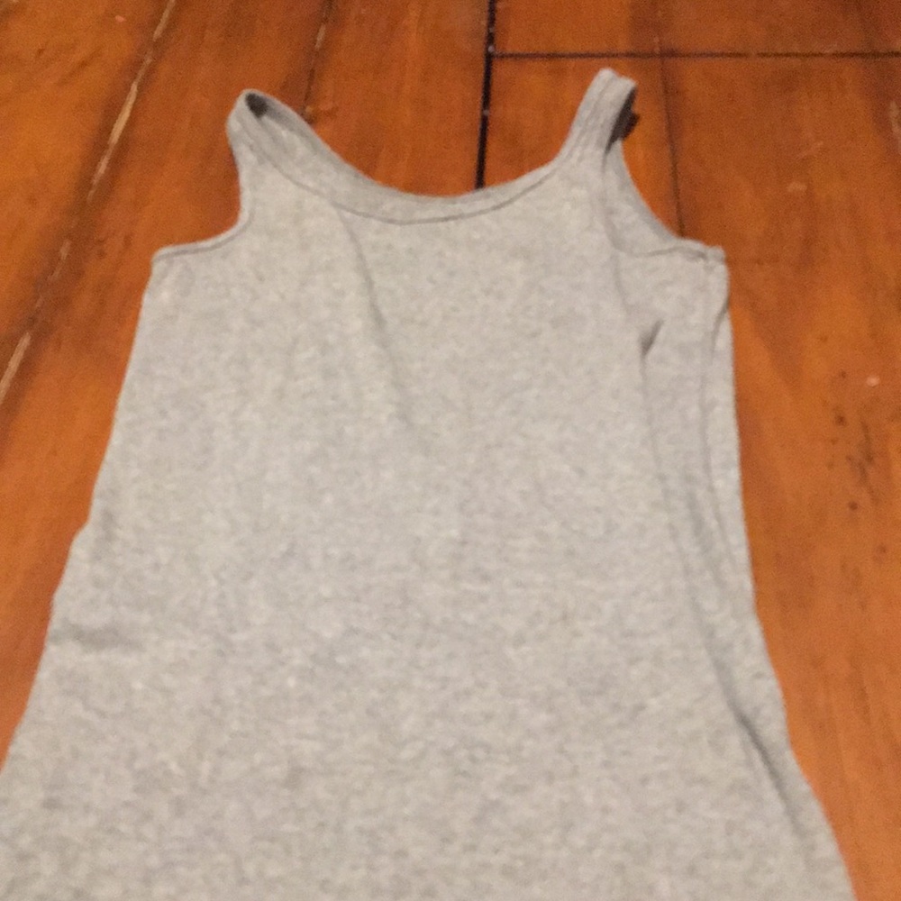 Grey tank tops